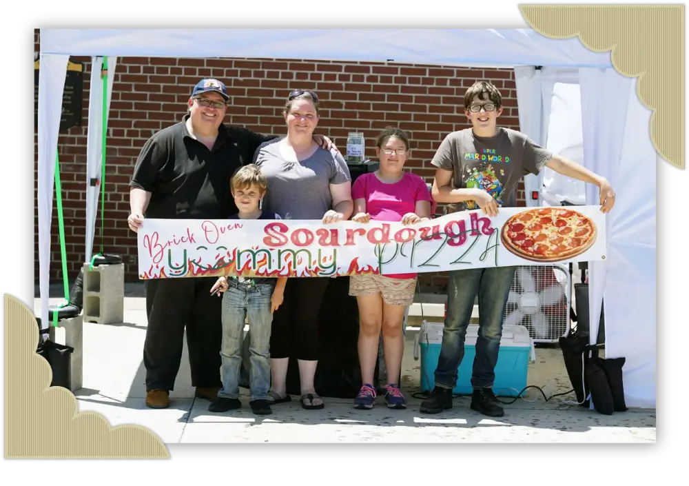 Pizza Family Scrapbook pic
